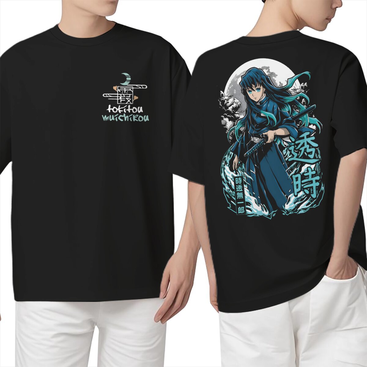 Demon Slayer Short sleeve men's and women's  T-shirt
