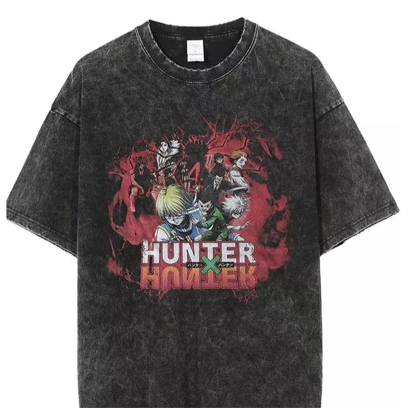 Chainsaw man - Demon Slayer Short-Sleeved Men's and Women's 220g Series