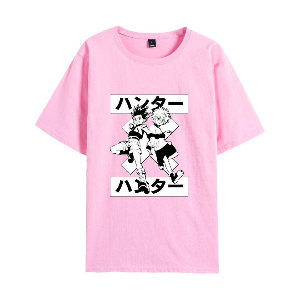 Hunter x Hunter Short sleeve men's and women's  T-shirt