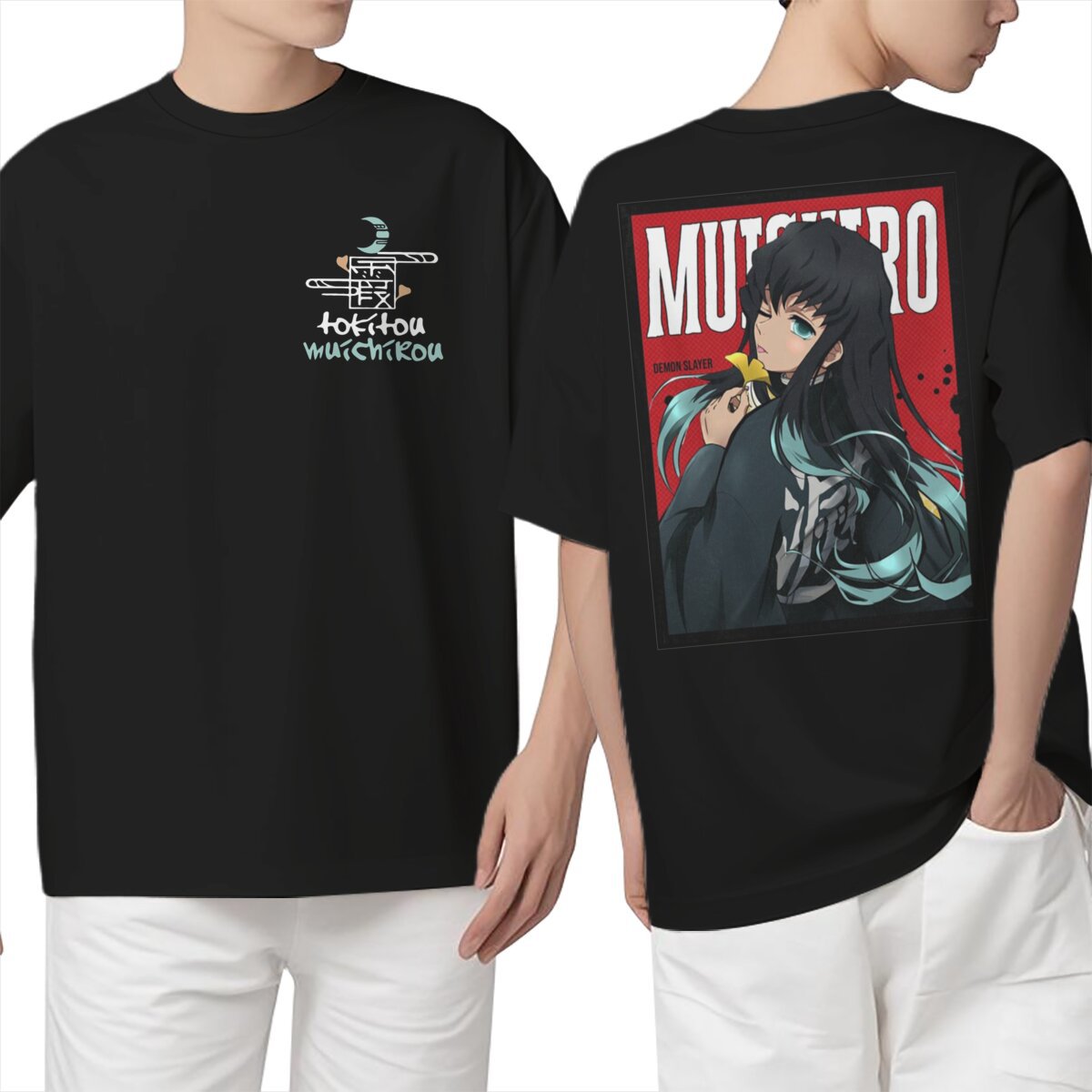 Demon Slayer Short sleeve men's and women's  T-shirt