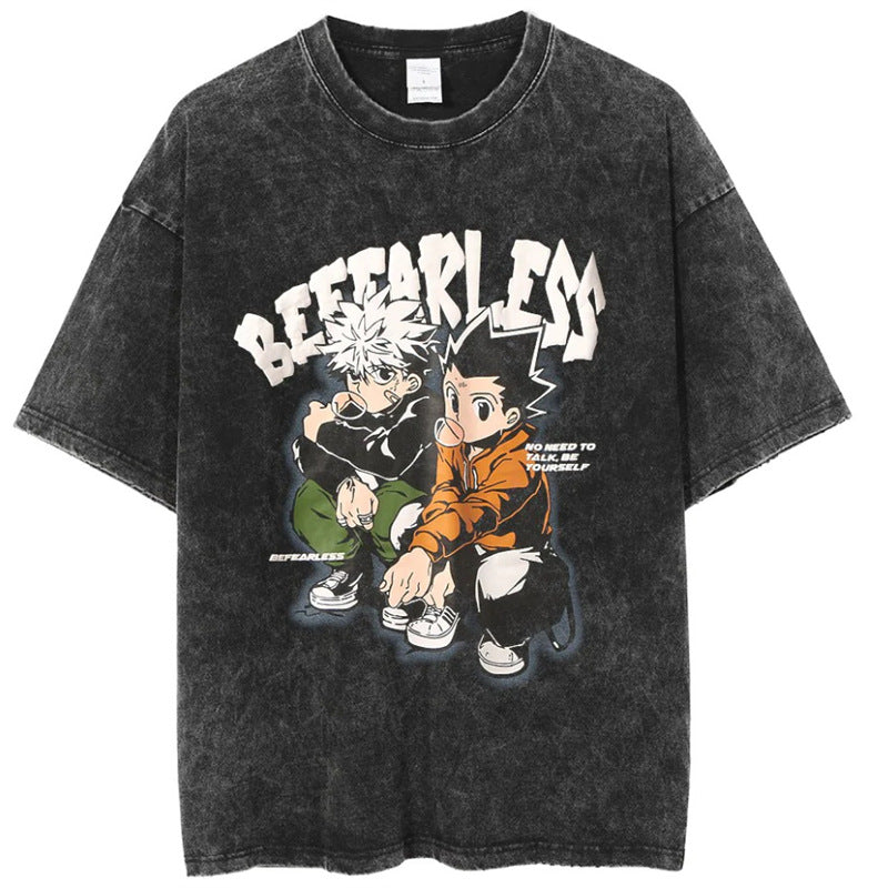 Chainsaw man - Demon Slayer Short-Sleeved Men's and Women's 220g Series