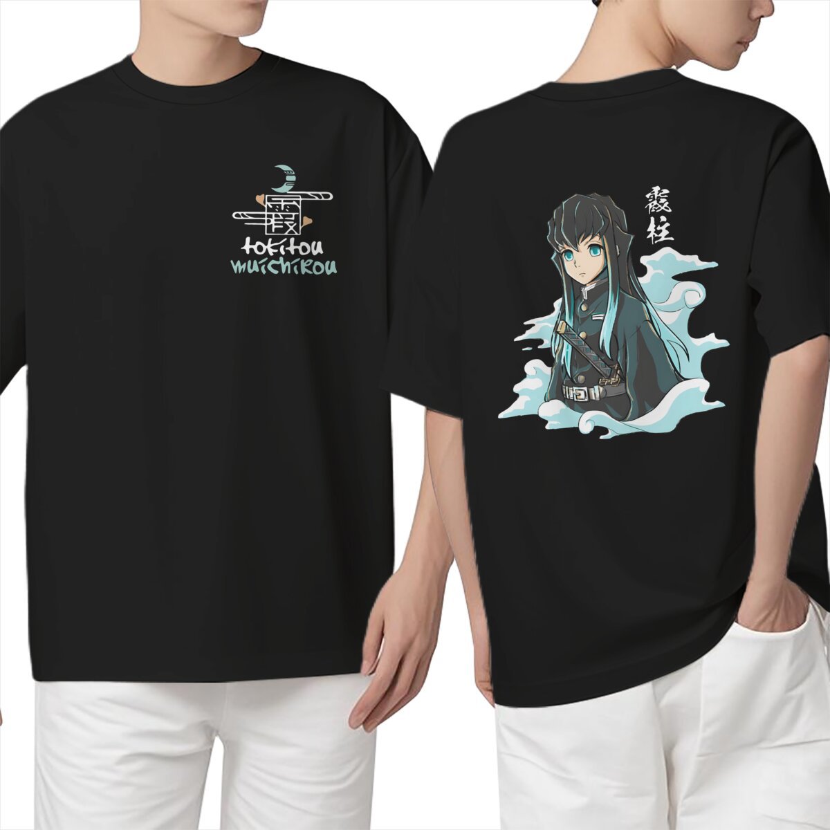 Demon Slayer Short sleeve men's and women's  T-shirt
