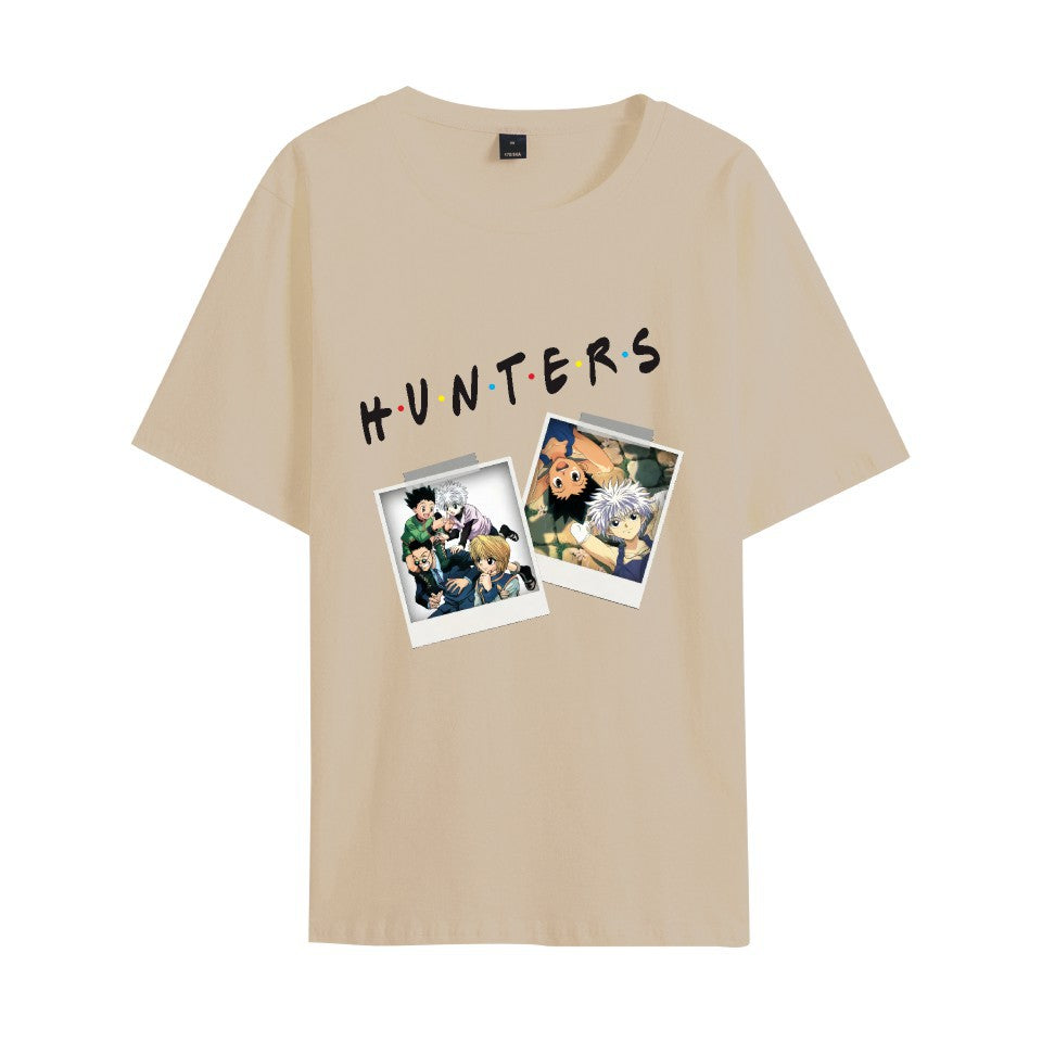 Hunter x Hunter Short sleeve men's and women's  T-shirt