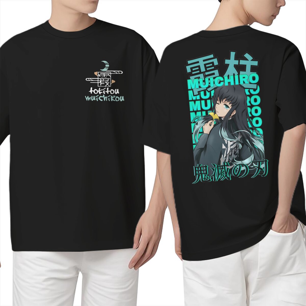 Demon Slayer Short sleeve men's and women's  T-shirt