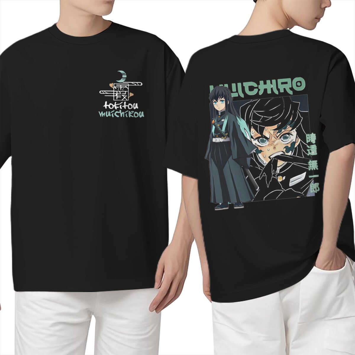 Demon Slayer Short sleeve men's and women's  T-shirt