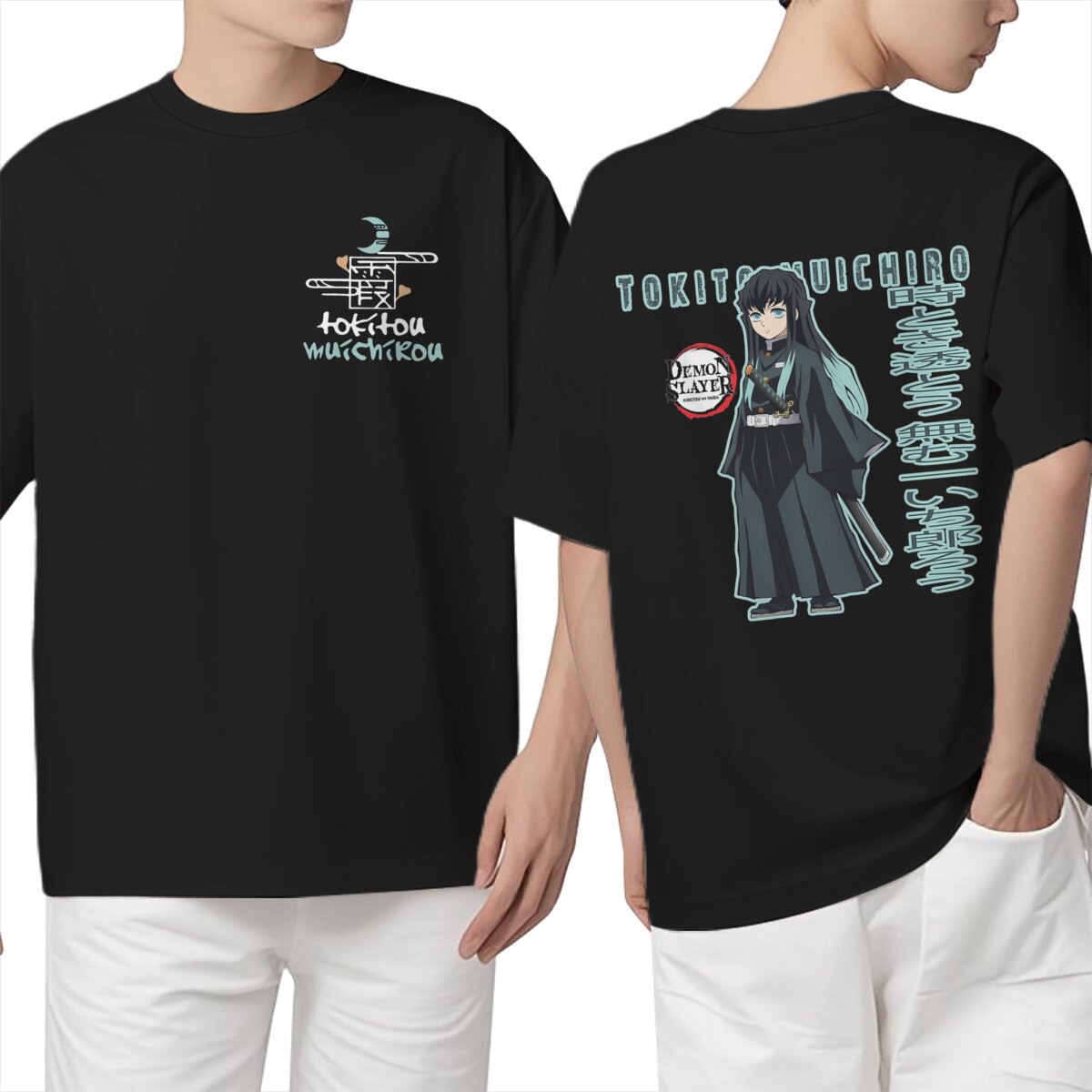 Demon Slayer Short sleeve men's and women's  T-shirt