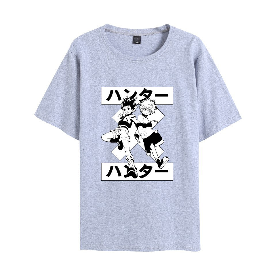 Hunter x Hunter Short sleeve men's and women's  T-shirt