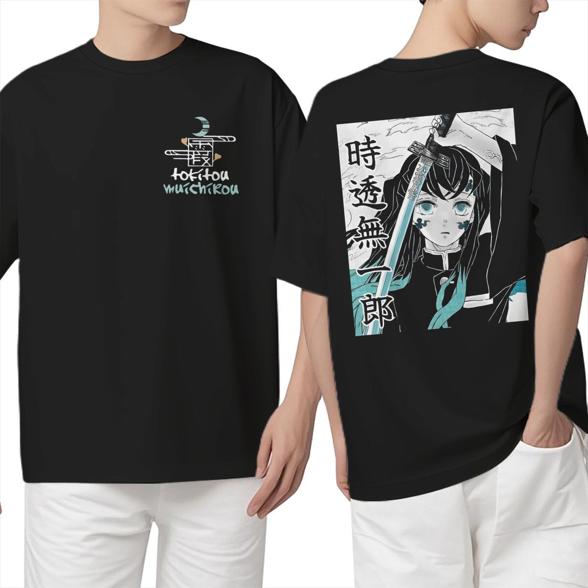 Demon Slayer Short sleeve men's and women's  T-shirt
