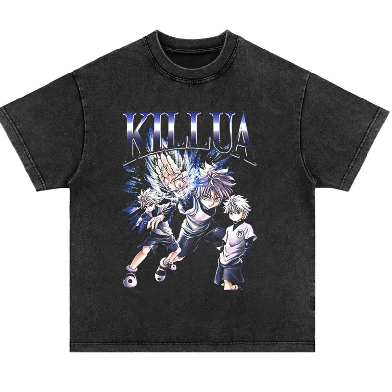 Chainsaw man - Demon Slayer Short-Sleeved Men's and Women's 220g Series