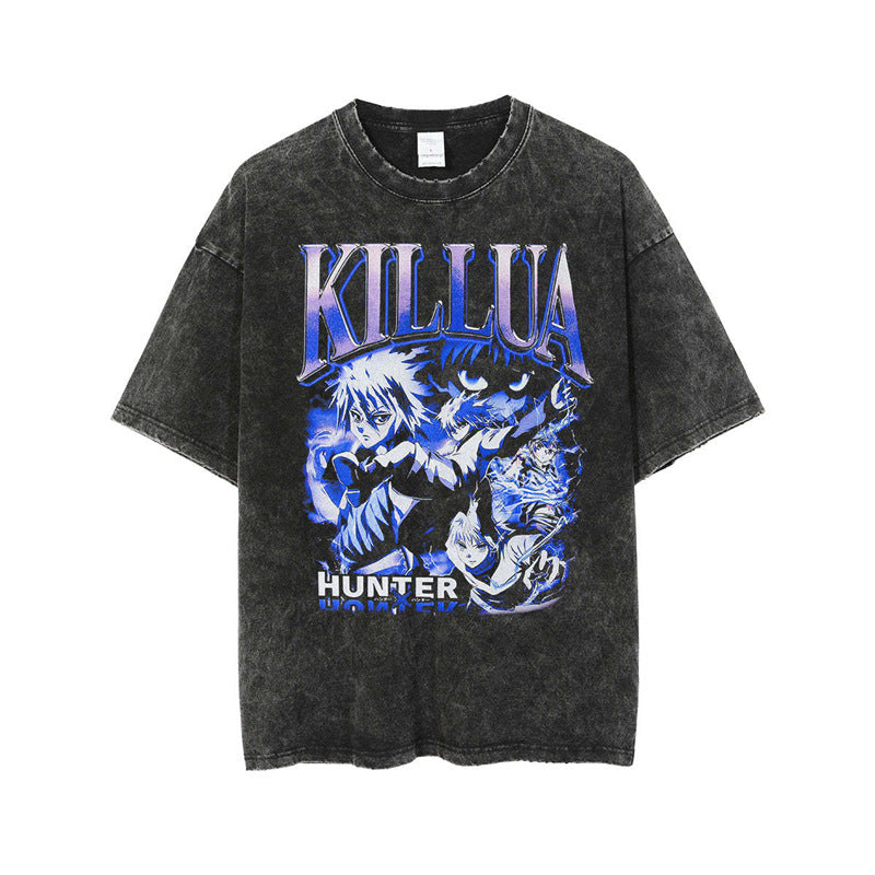 Chainsaw man - Demon Slayer Short-Sleeved Men's and Women's 220g Series