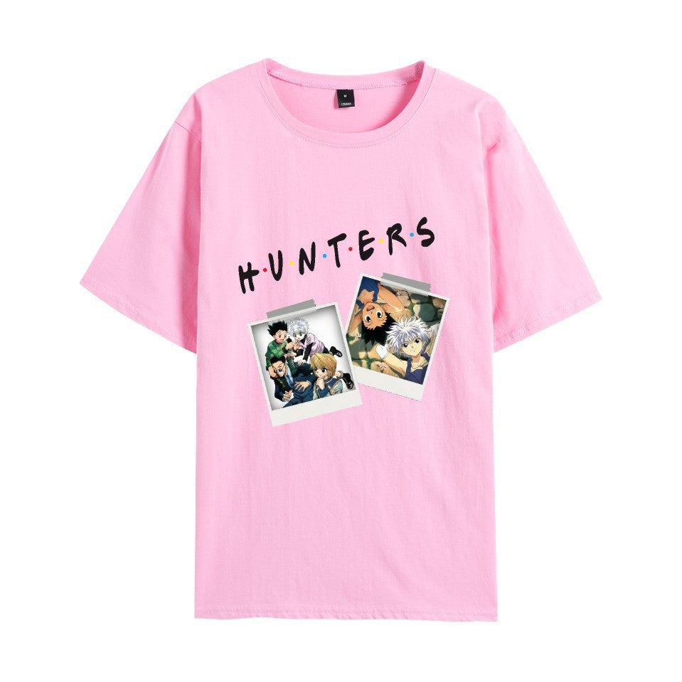Hunter x Hunter Short sleeve men's and women's  T-shirt