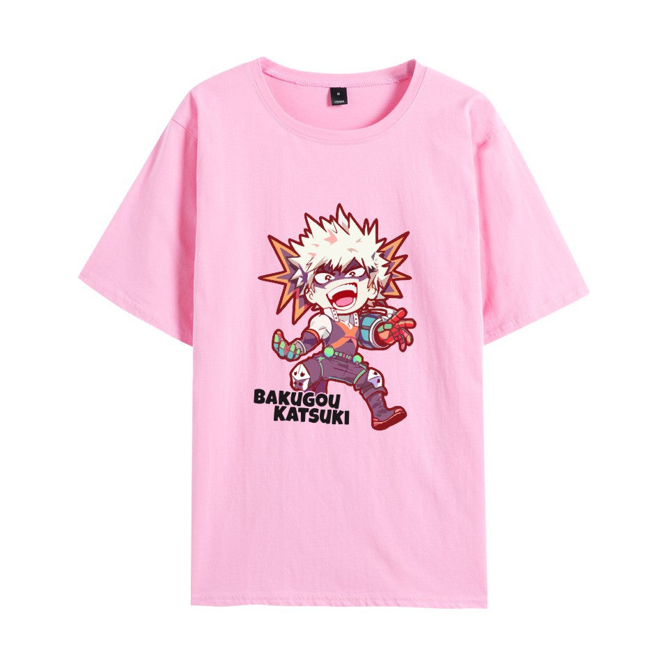 My Hero Academia Short sleeve men's and women's  T-shirt