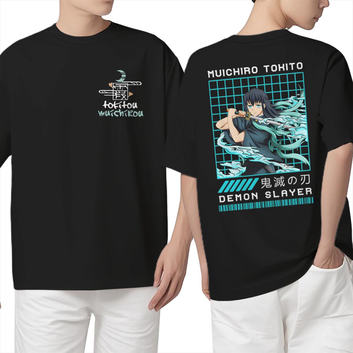 Demon Slayer Short sleeve men's and women's  T-shirt