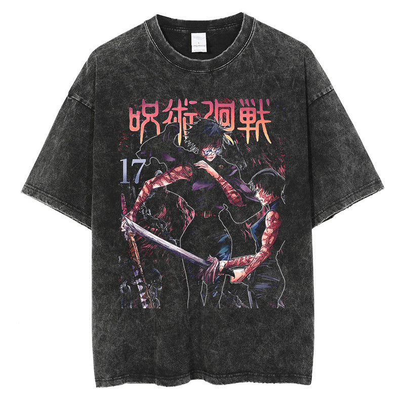 JJK Short sleeve men's and women's  T-shirt