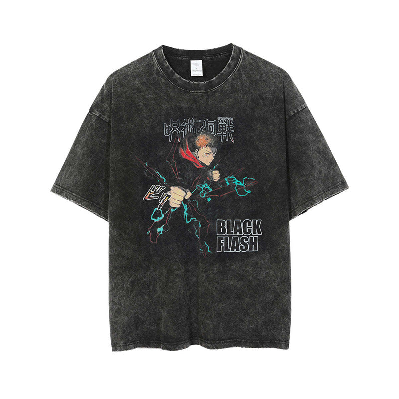 Chainsaw man - Demon Slayer Short-Sleeved Men's and Women's 220g Series