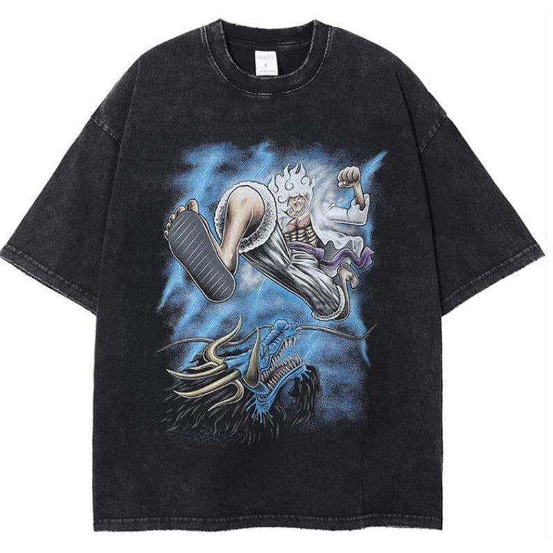 Chainsaw man - Demon Slayer Short-Sleeved Men's and Women's 220g Series