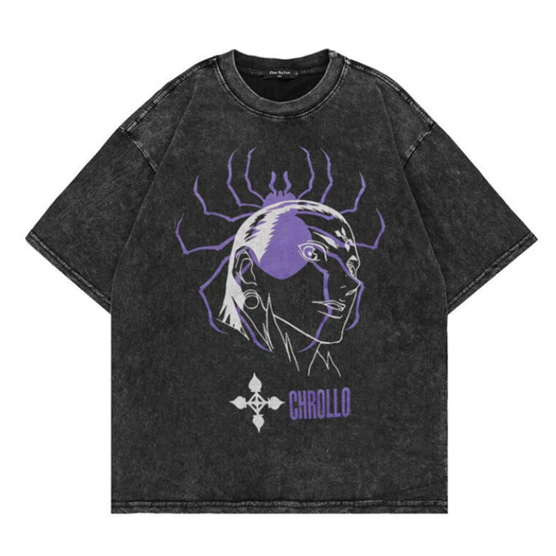 Chainsaw man - Demon Slayer Short-Sleeved Men's and Women's 220g Series