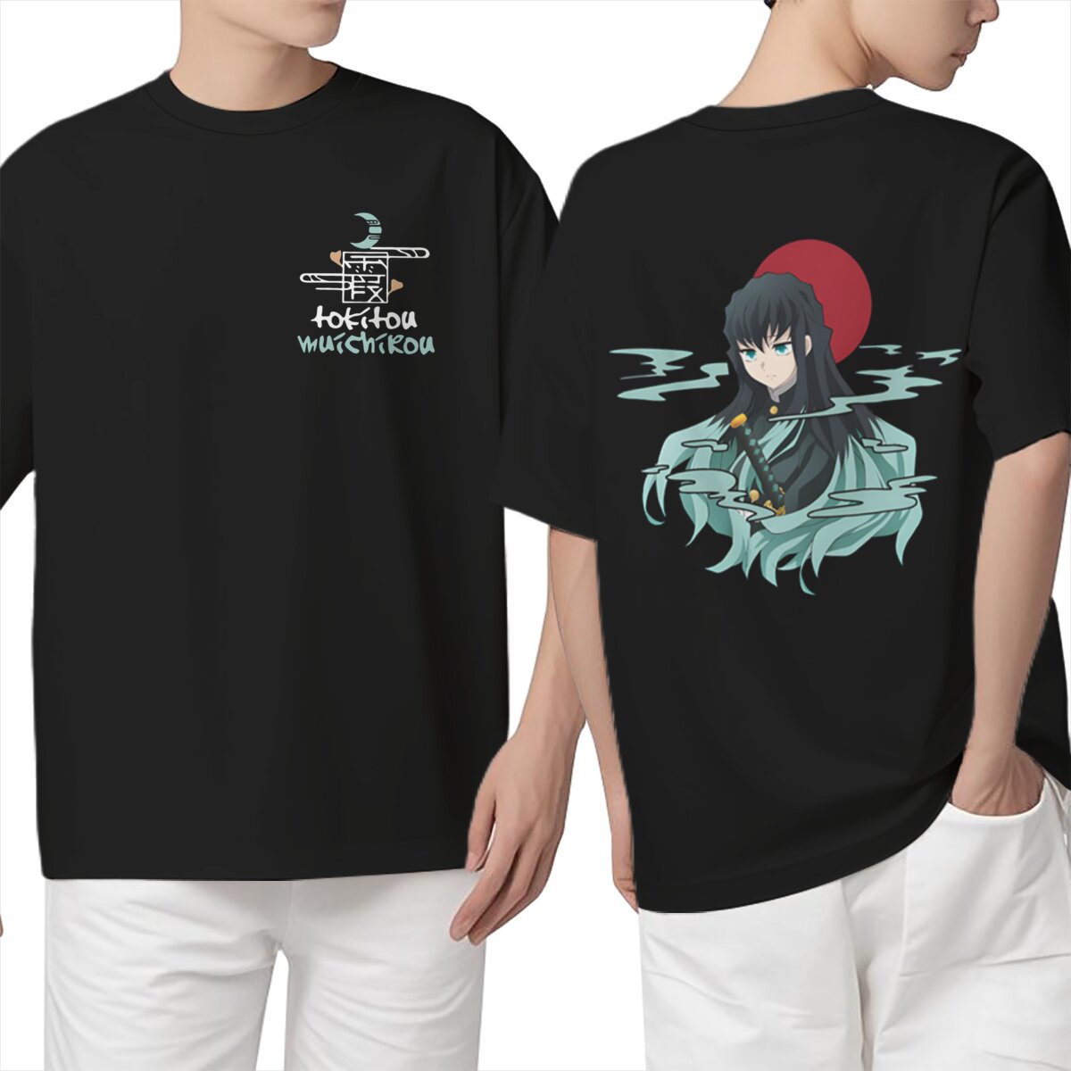 Demon Slayer Short sleeve men's and women's  T-shirt