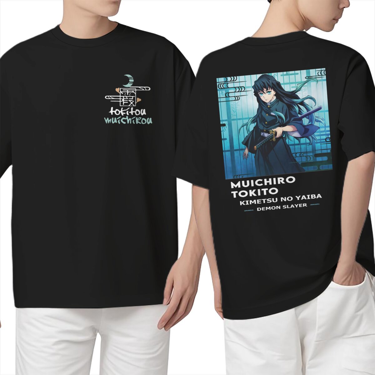 Demon Slayer Short sleeve men's and women's  T-shirt