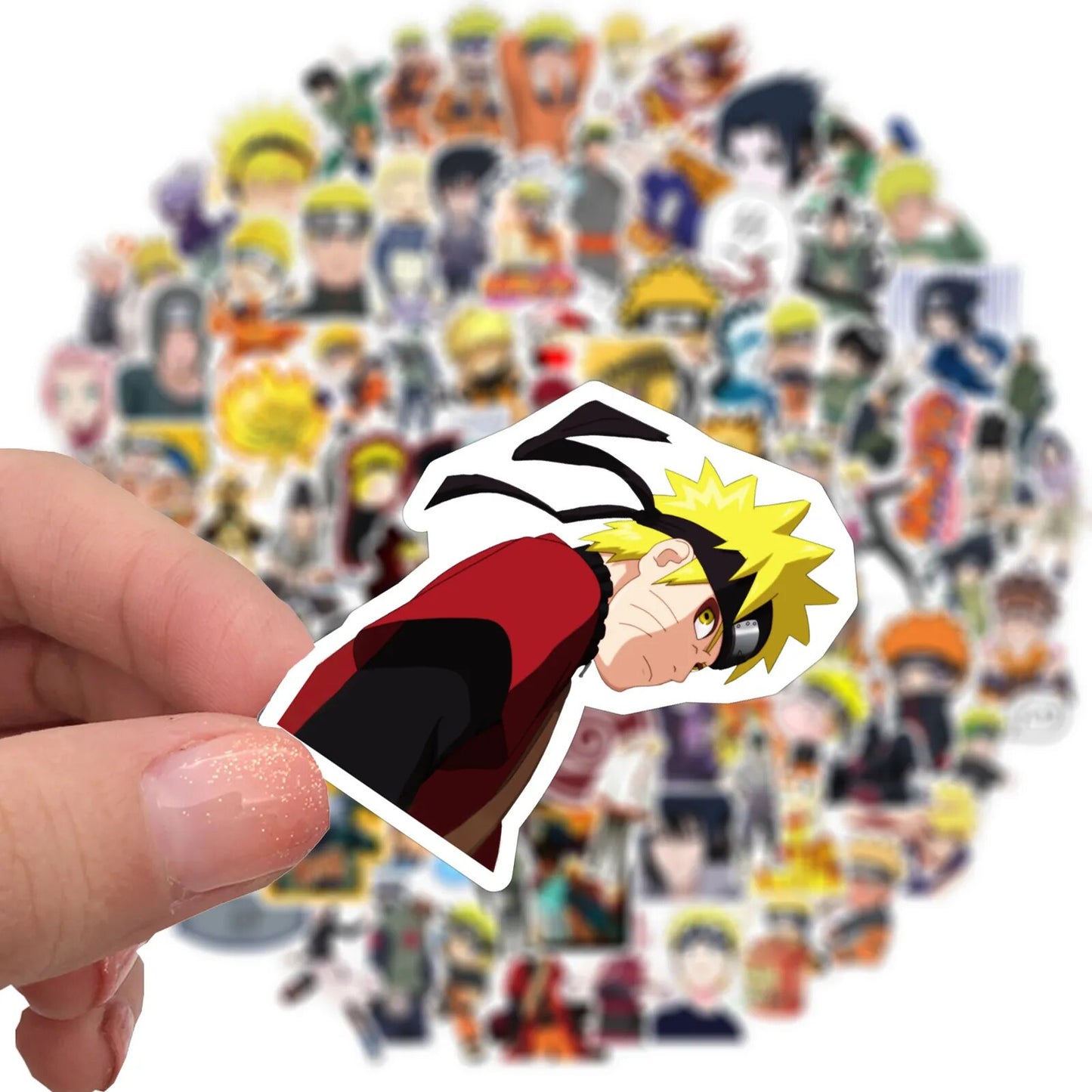 10/30/50/100pcs Japan Anime Cartoon Naruto Waterproof Sticker